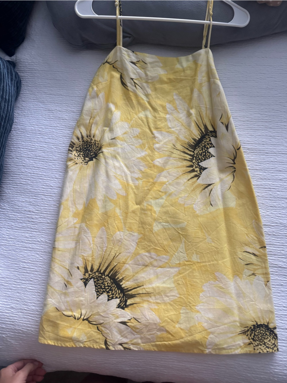 H&M Yellow Floral Mini Dress